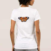 Monarch Butterfly Chrysalis vraag NIEUW T-shirt (Achterkant)