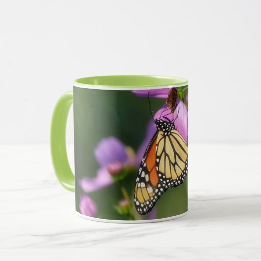 Monarch Butterfly Close Up Mug Cup (Devant gauche)