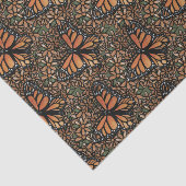 Monarch Butterfly Daisy Art Daisies Monarchs Tissuepapier (Detail)