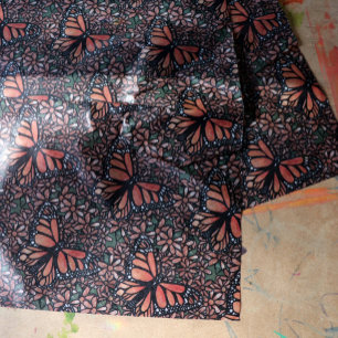 Monarch Butterfly Daisy Art Daisies Monarchs Tissuepapier