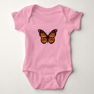 Monarch Butterfly Design - Baby Jersey Bodysuit