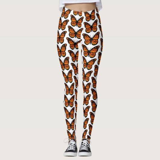 Monarch Butterfly Design - Leggings (Devant)