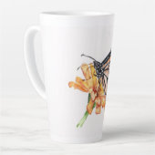 Monarch Butterfly-design op een Mok/beker Latte Mok (Linkerhoek)
