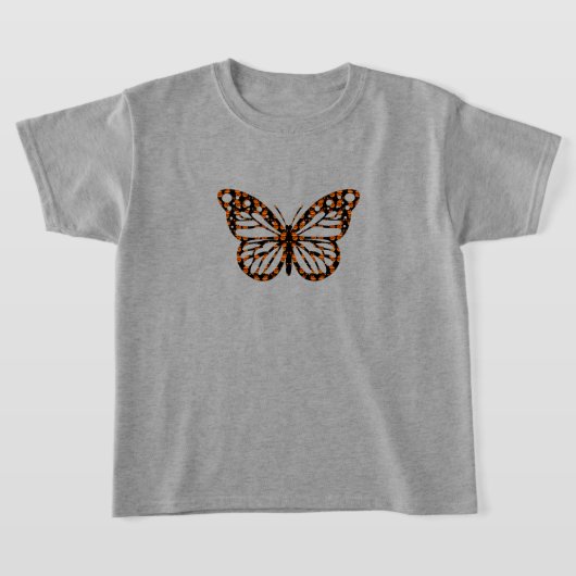 Monarch Butterfly Design - T-shirt de base pour fi (Poser)