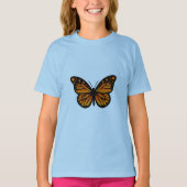 Monarch Butterfly Design - T-shirt de base pour fi (Devant)