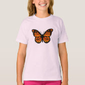 Monarch Butterfly Design - T-shirt de base pour fi (Devant)