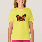 Monarch Butterfly Design - T-shirt de base pour fi (Devant)