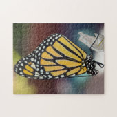 Monarch Butterfly Drying Wings Puzzle Legpuzzel (Horizontaal)