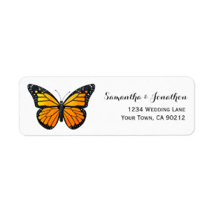 Monarch Butterfly Etiket