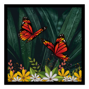 Monarch Butterfly feb 6_21 Perfect Poster
