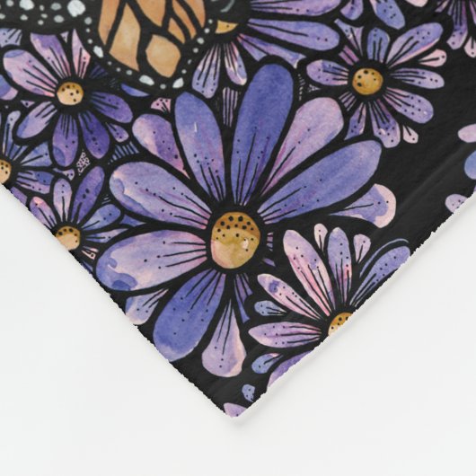 Monarch Butterfly                                  Fleece Deken (Hoek)