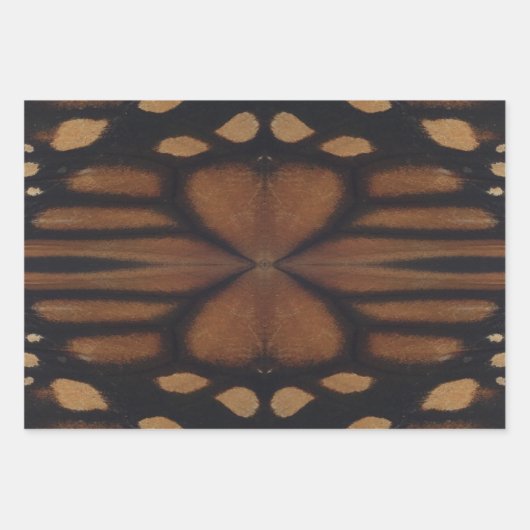 Monarch Butterfly gaat dicht bij het patroon Inpakpapier Vel (Voorkant)