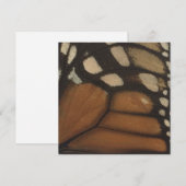 Monarch Butterfly gaat dicht Feestdagenkaart (Voorkant / Achterkant)