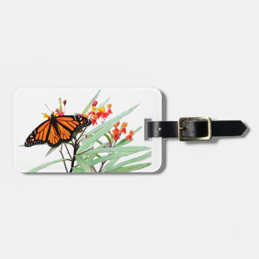Monarch Butterfly, gepersonaliseerd Bagagelabel (Voorkant horizontaal)