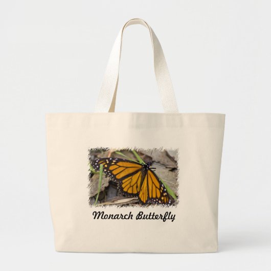 Monarch Butterfly Grote Tote Bag (Voorkant)