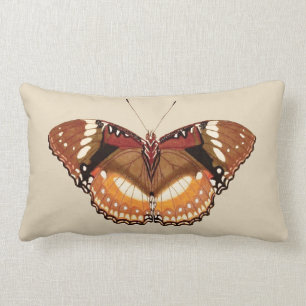 Monarch Butterfly in Brown, Rust and Cream Kussen