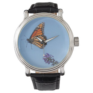 Monarch Butterfly in vlieghorloge Horloge