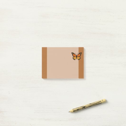 Monarch Butterfly Joy Post-it® Notes (Op bureau)