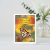 Monarch Butterfly-kaart Briefkaart (Staand voorkant)