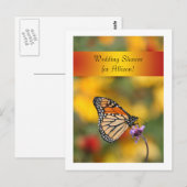 Monarch Butterfly-kaart Briefkaart (Voorkant / Achterkant)