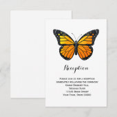 Monarch Butterfly-kaart Informatiekaartje (Voorkant / Achterkant)