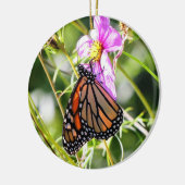 Monarch Butterfly Keramisch Ornament (Links)