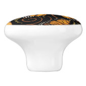 Monarch Butterfly Keramische Knop (Zijkant)