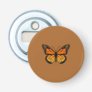Monarch Butterfly-kleuren Button Flesopener