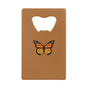Monarch Butterfly-kleuren Kredietkaart Flessenopener