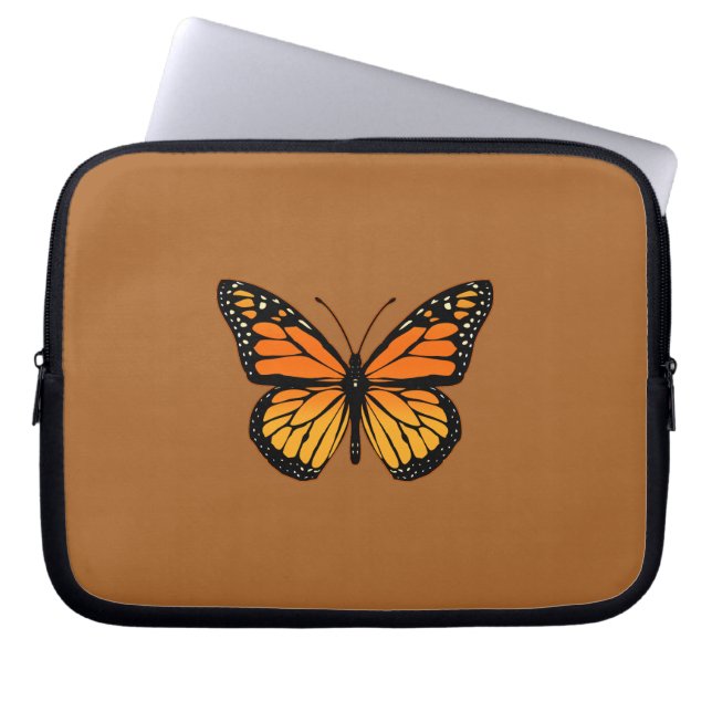 Monarch Butterfly Laptop Sleeve (Voorkant)