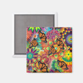 monarch Butterfly Magneet (Voorkant / Achterkant)