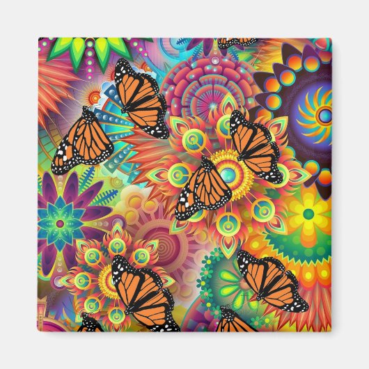 monarch Butterfly Magneet (Voorkant)