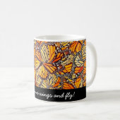 Monarch Butterfly Message Mug (Devant droit)