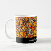 Monarch Butterfly Message Mug (Gauche)