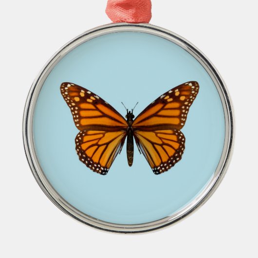 Monarch Butterfly Metalen Ornament (Voorkant)