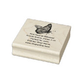 Monarch Butterfly Native Milkweed Seeds Rubberstempel (Stempel)