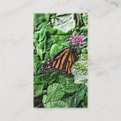 Monarch Butterfly Nature Carte de visite (Dos)
