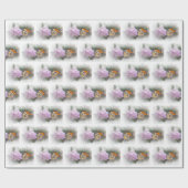 Monarch Butterfly op Milkweed Cadeaupapier (Vlak)