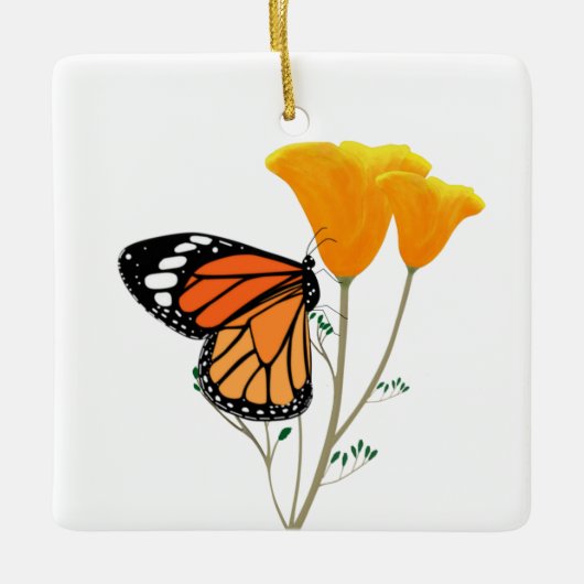 Monarch Butterfly Ornament (Voorkant)