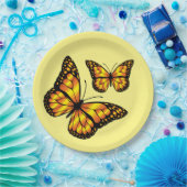 MONARCH BUTTERFLY PAPIEREN BORDJE (Feest)