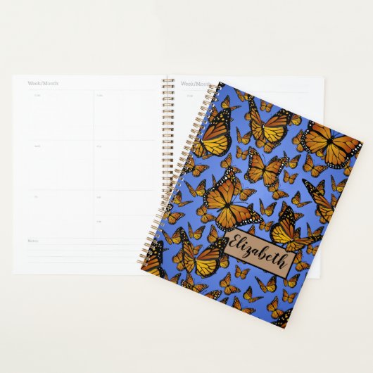 Monarch Butterfly Personal Planner (Devant avec enveloppe)