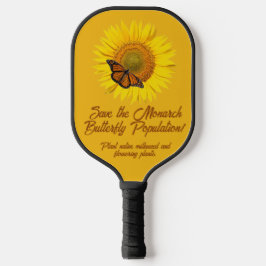 Monarch Butterfly Pickleball Paddle