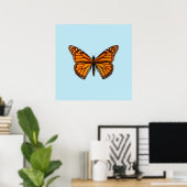 Monarch Butterfly Poster (Thuiskantoor)