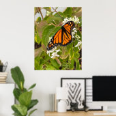 Monarch Butterfly Poster (Thuiskantoor)