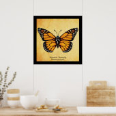 Monarch Butterfly Poster (Keuken)
