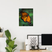 Monarch Butterfly Poster (Thuiskantoor)