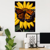 Monarch Butterfly Poster (Thuiskantoor)