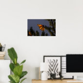 Monarch Butterfly Print (Thuiskantoor)