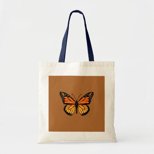 Monarch Butterfly Print Tote Bag (Voorkant)