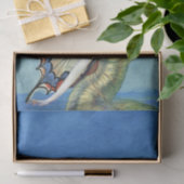 Monarch Butterfly Red Hair  Fairy Tissuepapier (Geschenk)